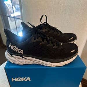 Hoka Clifton 9 Black Running Shoes
